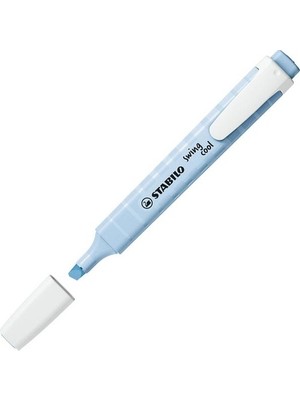 Stabilo Fosforlu Kalem (İşaret Kalemi) Swing Cool 1-4 Mm Kesik Uç Pastel Esintili Mavi 275/112-8 (10 Lu Paket)