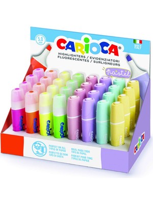 Carioca Pastel + Fosforlu İşaret Kalemi 32 Li 8 Renk 43184