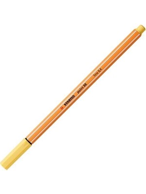 Stabilo Fineliner Point 88 İnce Keçe Uçlu Kalem 88 Point 0.4 Mm Sarı 88/23 (10 Lu Paket)