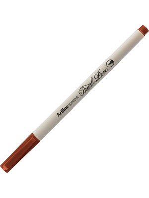 Artline Supreme İnce Fırça Uçlu Markör Kalem Kahverengi Lv-A-Epfs-F Brown LV-A-EPFS-F (12 Li Paket)