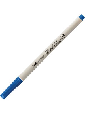 Artline Supreme İnce Fırça Uçlu Markör Kalem Royal Mavi Lv-A-Epfs-F R.Blue LV-A-EPFS-F (12 Li Paket)