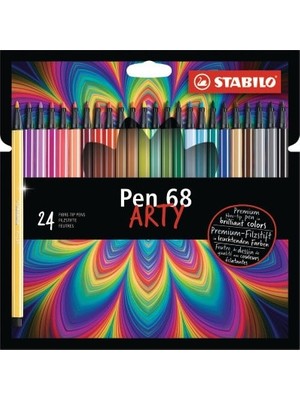 Stabilo Pen 68 Arty Keçe Uçlu Boya Kalemi 24 Renk Yeni 6824-1-20