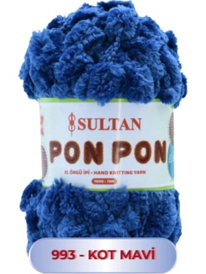 Sultan Pon Pon El Örgü Ipi Battaniye Ipi 993 / 5 Adet