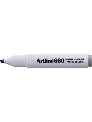 Artline Fosforlu Kalem (İşaret Kalemi) Kesik Uç 1,0-4,0 Mm Pastel Grey Gri 660 (12 Li Paket)