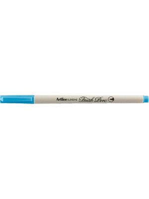 Artline Supreme İnce Fırça Uçlu Markör Kalem Açık Mavi Lv-A-Epfs-F L.Blue LV-A-EPFS-F (12 Li Paket)