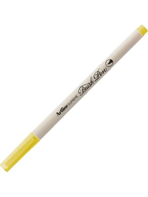 Artline Supreme İnce Fırça Uçlu Markör Kalem Fosforlu Sarı Lv-A-Epfs-F Flo Yellow LV-A-EPFS-F (12 Li Paket)