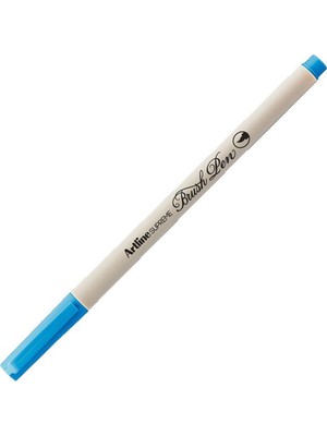 Artline Supreme İnce Fırça Uçlu Markör Kalem Fosforlu Mavi Lv-A-Epfs-F Bri Blue LV-A-EPFS-F (12 Li Paket)