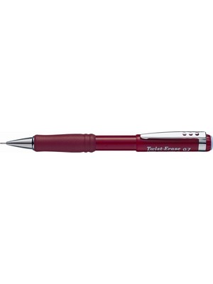Pentel Versatil Kalem (Mekanik Kurşun Kalem) Twist Metal Klipsli Büyük Boy Silgili 0.7 Mm Qe517-Bx