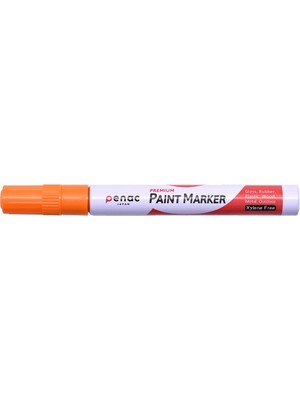 Penac Markör Paint Boya Kalemi Turuncu Yuvarlak Uçlu 2-4Mm OT0140-OR (12 Li Paket)