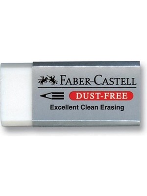 Faber-Castell Öğrenci Silgisi Dust Free Beyaz 18 71 20 (20 Li Paket)