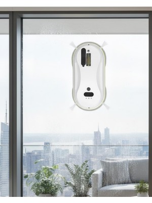 SHC4200 2800 Pa Güçlü Emişli Akıllı Cam Temizleyici Robot