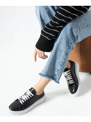 Dericia Shoes Icon Hakiki Deri Günlük Rahat Kadın Sneaker