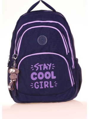 Kaukko Crazy Okul Sırt Çantası Navy Blue K1680