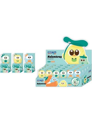 Gıpta Kalemtraş Cute Chick 3D 1521 (24 Lü Paket)