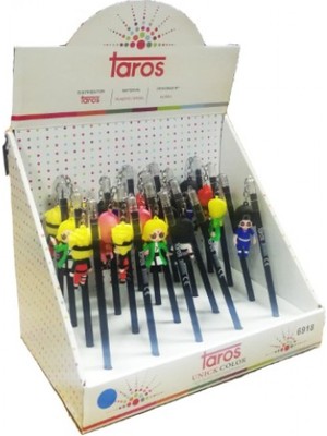 Taros Unick Color Kurşun Kalem Anime Tepeli 6918 (24 Lü Paket)