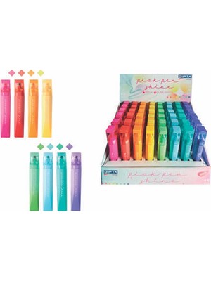 Gıpta Fosforlu Kalem Pickpen Shine 8 Renk F1711 (48 Li Paket)