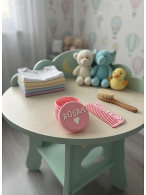 3D Tasarım Kişiye Özel Tasarım Emzik Kabı ve Tarak Seti