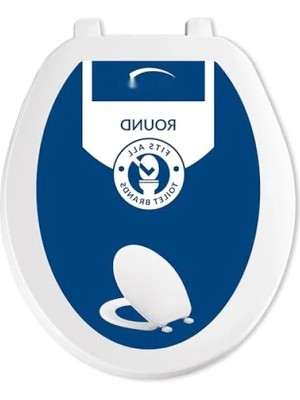 Esranın Dünyası Yuvarlak Klozet Kapağı - Dayanıklı Plastik ve Şık Tasarım