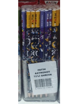 Fatih Kurşun Kalem Astronot 17900 (72 Li Paket)
