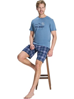 Over Sleep by Poleren Over Sleep 2389 Erkek Süprem Şort Yazlık Takım (M-L-Xl-2xl)