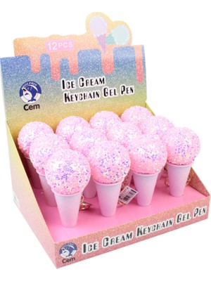 Dolphin Jel Tükenmez Kalem Anahtarlık Gp-3736 (12 Li Paket)