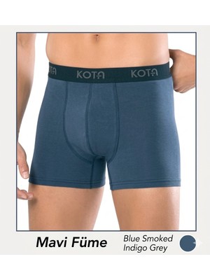 Kota 1010 Erkek Modal Boxer Mavi Füme 3'lü