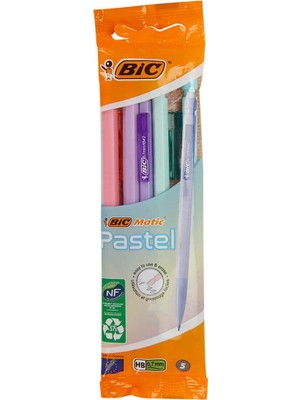 Bic Versatil Kalem Matic Pastel 0.7 Mm 5 Li
