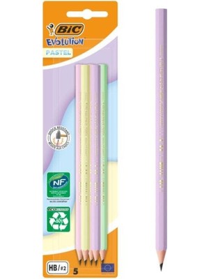 Bic Kurşun Kalem Evol Pastel 518307 (12 Li Paket)