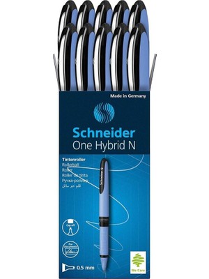 Schneider One Hybrid N 0,5 Roller Kalem Siyah Scr231 10 Lu (1 Paket 10 Adet)