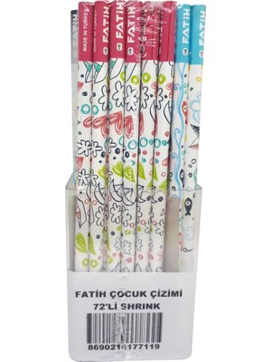Fatih Kurşun Kalem Çocuk Çizimi FA17710KL00 (72 Li Paket)