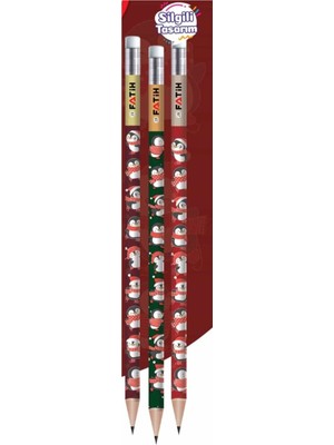 Fatih Kurşun Kalem Penguen Silgili 17825 (72 Li Paket)