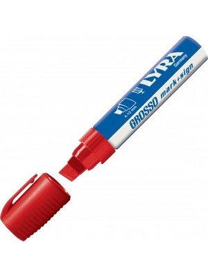 Fila Lyra Markör Kalemi Gr Osso Kırmızı L4030017 10 Lu (1 Paket 10 Adet)