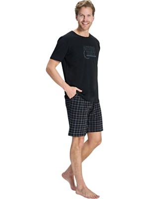 Over Sleep by Poleren Over Sleep 2382 Erkek Süprem Şort Yazlık Takım (S-M-L-Xl)