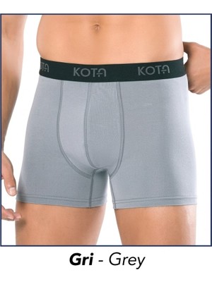 Kota 1010 Erkek Modal Boxer Gri 3'lü Paket