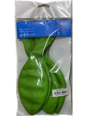 Bafix Balon 24" Yeşil Jumbo Büyük Boy (3 Lü Paket)