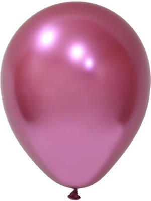 Bafix Balon 12" Krom Fuşya (50 Li Paket)