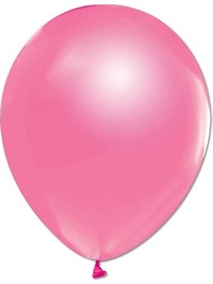 Balonevi 12" Baskı Balonu Neon Pembe (100 Lü Paket)