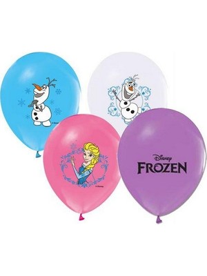 Balonevi Balon 4+1 Frozen 2 Baskılı 12 Inç (8 Li Paket) BMB1112LDF7870
