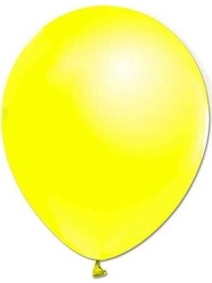 Balonevi 12" Baskı Balonu Neon Sarı (100 Lü Paket)