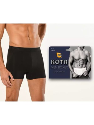 Kota 1010 Erkek Modal Boxer  Siyah 3'lü Paket
