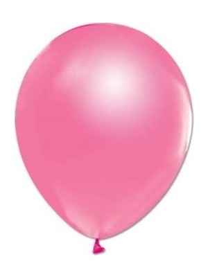Bafix Balon 12 Inc Metalik Pembe (12 Li Paket) BMB1112TMT8655