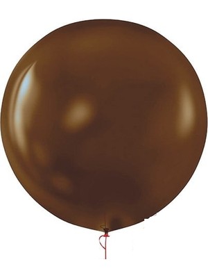 Bafix Balon 24" Kahverengi Jumbo Büyük Boy (3 Lü Paket)