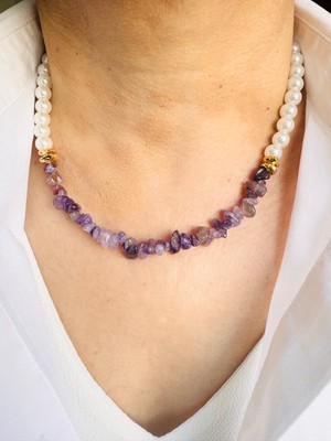 Devi Fashion Doğal Taş Kolye