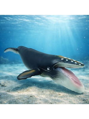Hayat Store Deniz Hayvanları Serisi - Kambur Balina 30 cm (Lisinya)