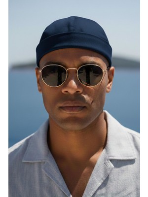 Elif İç Giyim Ayarlanabilir Retro Lacivert Takke Yazlık Şapka