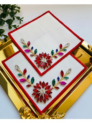 Elçiçek Homedecor Sunum Peçete,koktelyl Peçete,kahve Yanı Sunum Peçete 2 Adet