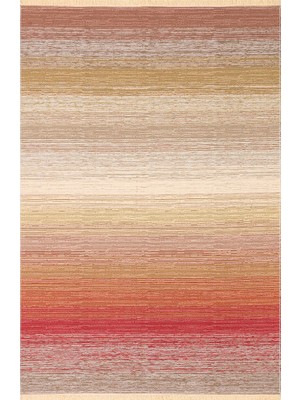 Eko Halı Kutnu Kılım Ktn 02 Natural Terra Modern Ombre Renk Geçişli Yıkanabilir Çift Taraflı Kilim