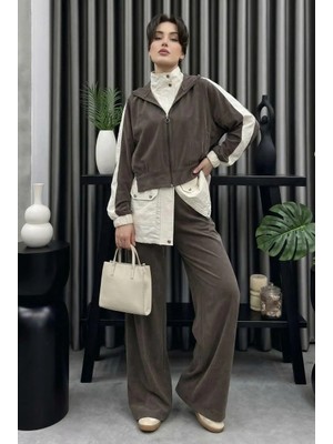 Cardella Aura Soft Premium Tnsl Kumaş Kapüşonlu Takım – Tesettür Uyumlu Şık & Rahat