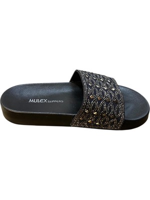 Güven Kundura Trendx Kadın Düz Taban Taşlı Terlik