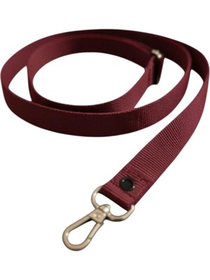Usin Bordo Boyu Ayarlanabilir 2cm En Dar Kolon Nikel Toka Çanta Sapı Askısı 120 cm